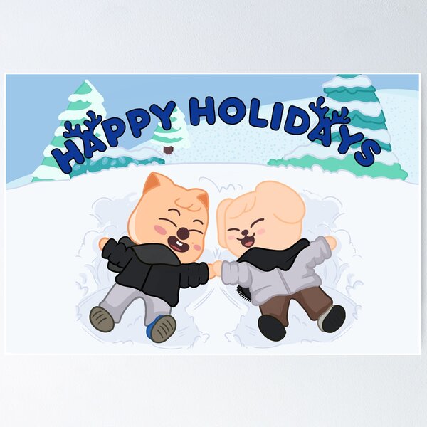 STRAY KIDS (SKZOO) Seungmin and Han Snow Angles 