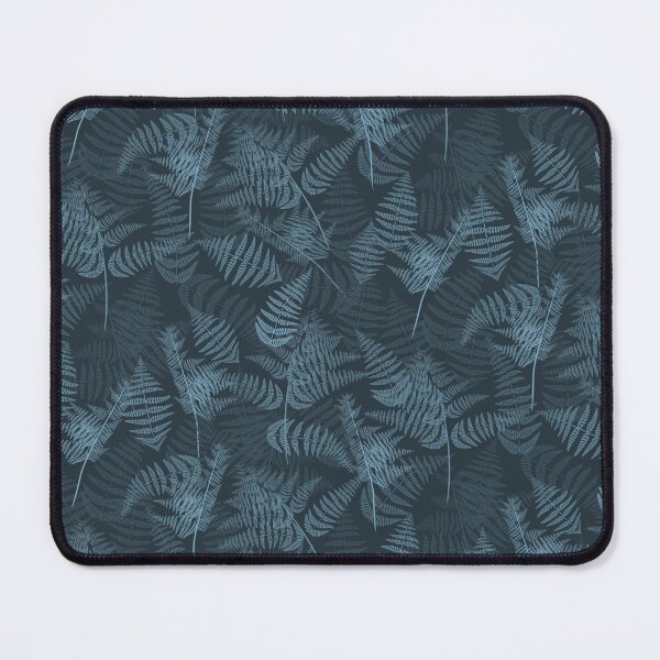 Item preview, Ferns Slate Blue Half-Drop Repeat 5748 designed and sold by Art in My Loft.