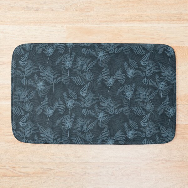 Item preview, Ferns Slate Blue Half-Drop Repeat 5748 designed and sold by Art in My Loft.