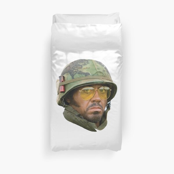 Kirk Lazarus - Head (Tropic Thunder) Duvet Cover