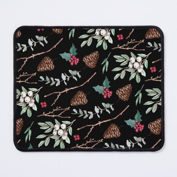 Item preview, Christmas print - Black designed and sold by Anis Illustration.