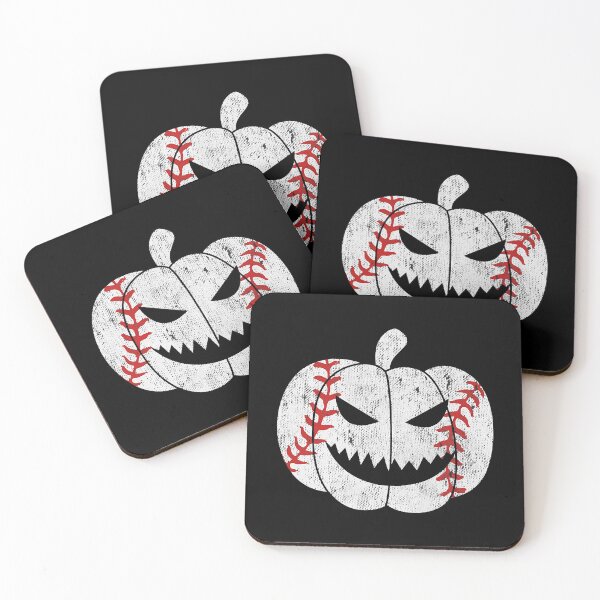 Aperçu de l'œuvre Costume de citrouille effrayant de joueur de baseball Halloween créée et vendue par Helbon-art.