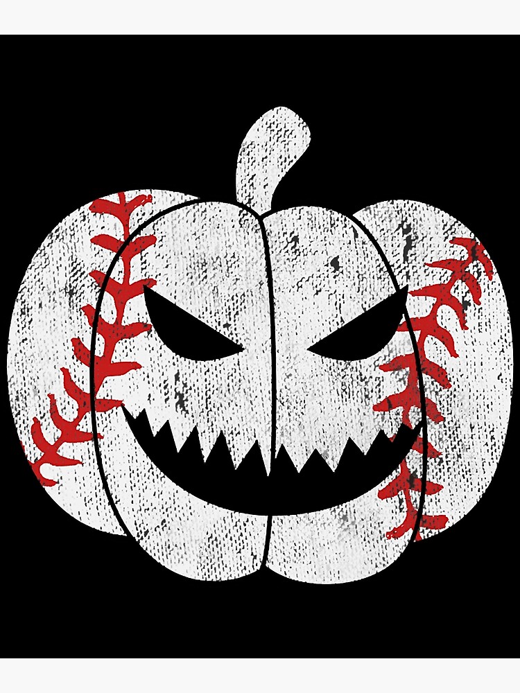 Jack O'Lantern Pumpkin Baseball Kids T-Shirt for Sale by Helbon-art