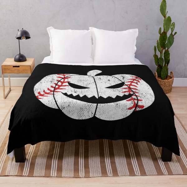 Aperçu de l'œuvre Costume de citrouille effrayant de joueur de baseball Halloween créée et vendue par Helbon-art.