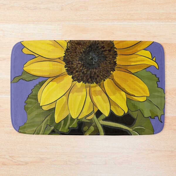 Item preview, Sunflower by BeeFoxTree (Very Peri Background) designed and sold by BeeFoxTree.