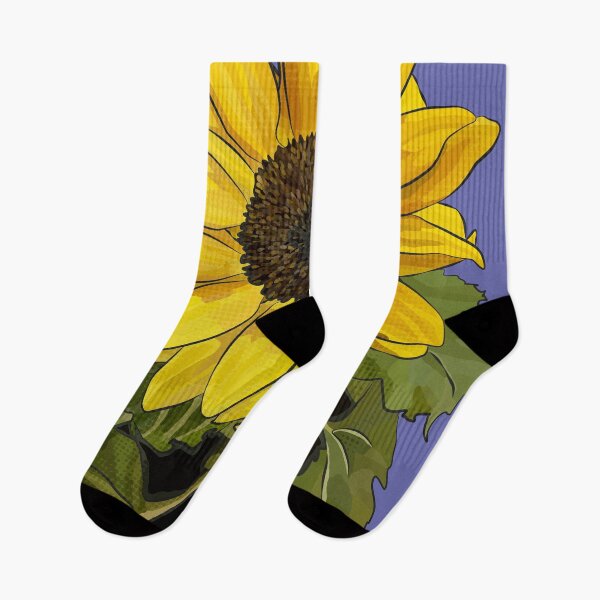 Item preview, Sunflower by BeeFoxTree (Very Peri Background) designed and sold by BeeFoxTree.