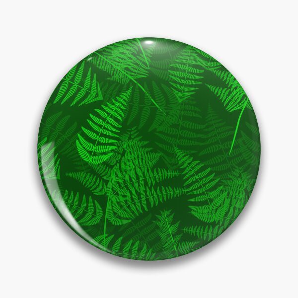 Item preview, Ferns Bright Green Half-Drop Repeat 5748 designed and sold by Art in My Loft.