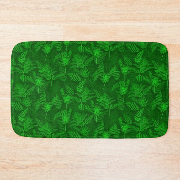 Item preview, Ferns Bright Green Half-Drop Repeat 5748 designed and sold by Art in My Loft.
