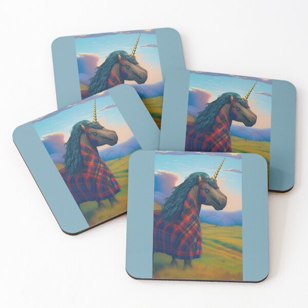Item preview, Tartan unicorn (#09) [Create a set!] designed and sold by SolidEarthArt.