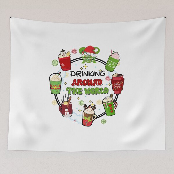 Item preview, Drinking Around The World Merry Christmas  designed and sold by Romanela  Linares.