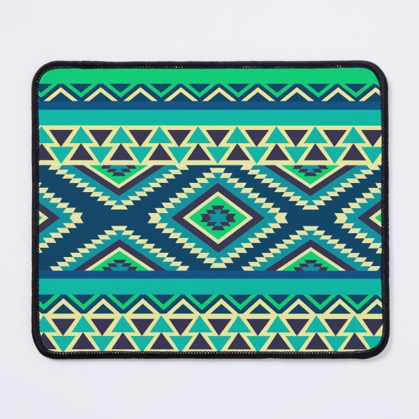 Item preview, Green, blue Colorful Aztec, Mexican, Ukrainian watercolor flat design. iPhone or Samsung Phone Case Cover designed and sold by RoManSmArt.