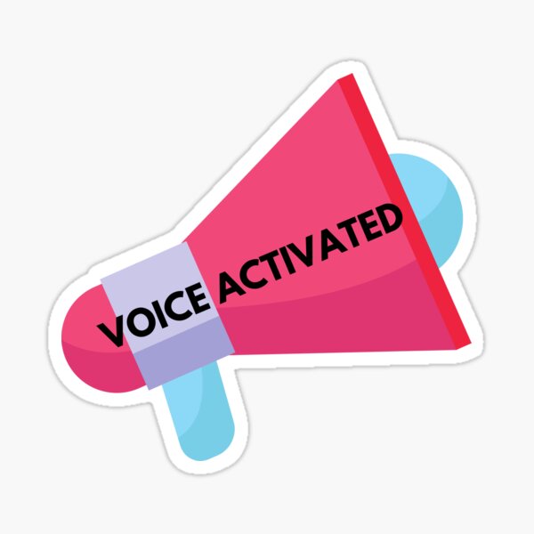 Vista previa del artículo con la obra «Activación activada por voz», diseñado y vendido por YouBeeVintage.