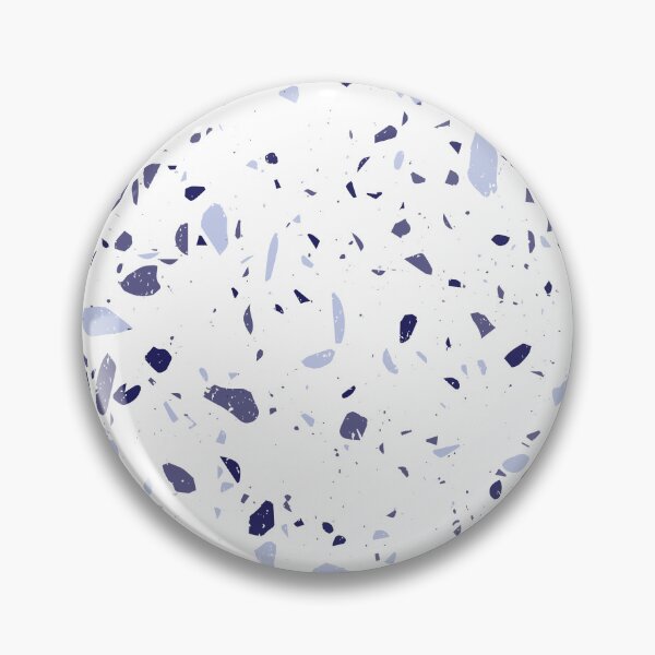 Item preview, White and Blue Terrazzo Tile Pattern designed and sold by thesnowwhyte.