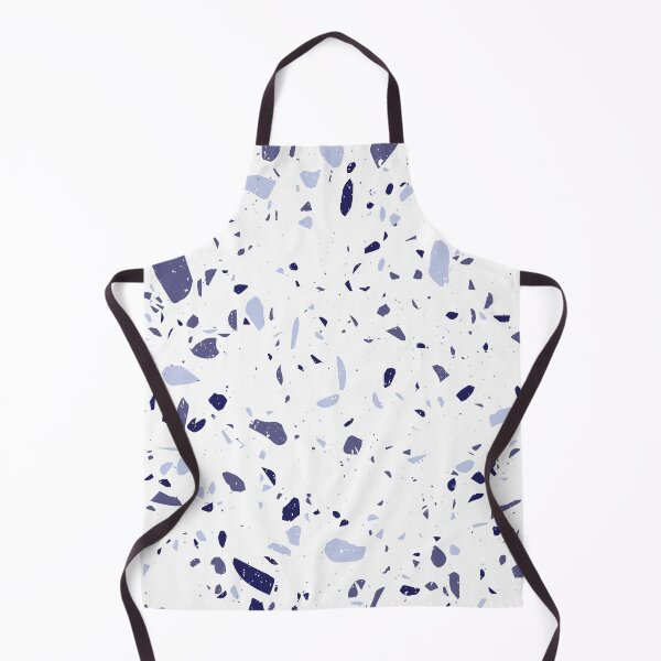 Item preview, White and Blue Terrazzo Tile Pattern designed and sold by thesnowwhyte.