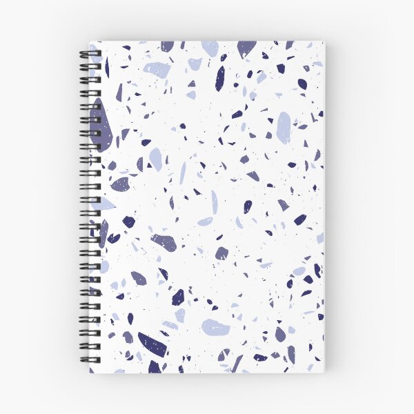 Item preview, White and Blue Terrazzo Tile Pattern designed and sold by thesnowwhyte.