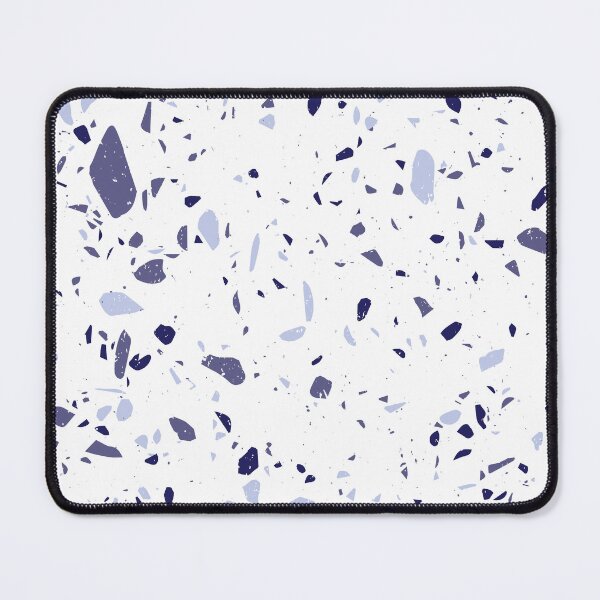 Item preview, White and Blue Terrazzo Tile Pattern designed and sold by thesnowwhyte.
