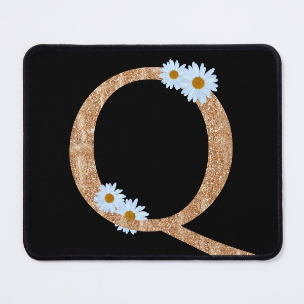 Item preview, Floral Shine Letter Q, Educational stickers designed and sold by saimzgraphics.