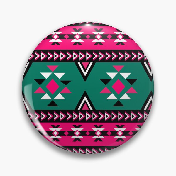 Item preview, Pink, green Colorful Aztec, Mexican, Ukrainian watercolor flat design. iPhone or Samsung Phone Case Cover designed and sold by RoManSmArt.