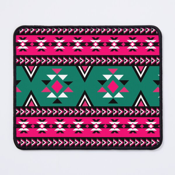 Item preview, Pink, green Colorful Aztec, Mexican, Ukrainian watercolor flat design. iPhone or Samsung Phone Case Cover designed and sold by RoManSmArt.