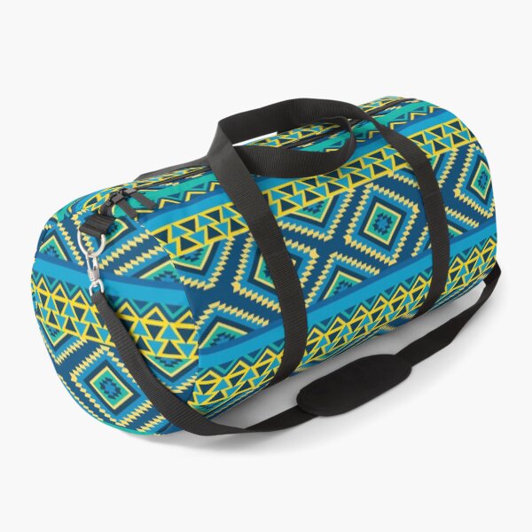 Item preview, Blue and Yellow Colorful Aztec, Mexican, Ukrainian watercolor flat design. iPhone or Samsung Phone Case Cover designed and sold by RoManSmArt.