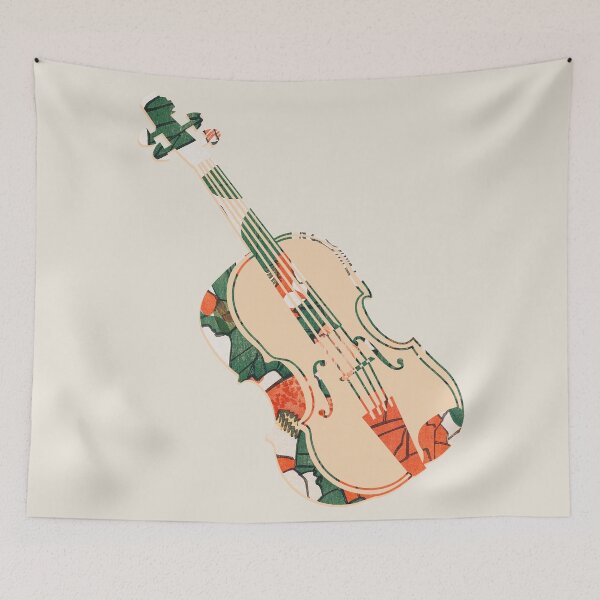 Item preview, Vintage Violin Design 2 designed and sold by kubranurgullu.