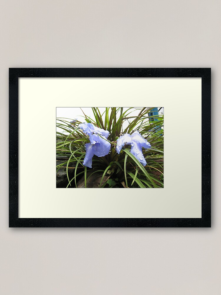 Alternate view of Wet Blue Framed Art Print