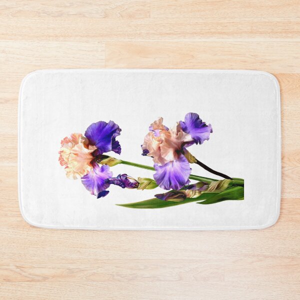 Item preview, Florentine Silk Iris on White Background designed and sold by Anthony Seeker.