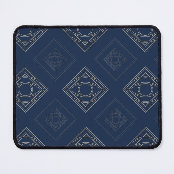 Item preview, Diamond Eye Pattern Blue Navy designed and sold by Penny Stanley (ICONIC FOX GRAPHICS).