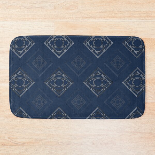 Item preview, Diamond Eye Pattern Blue Navy designed and sold by Penny Stanley (ICONIC FOX GRAPHICS).