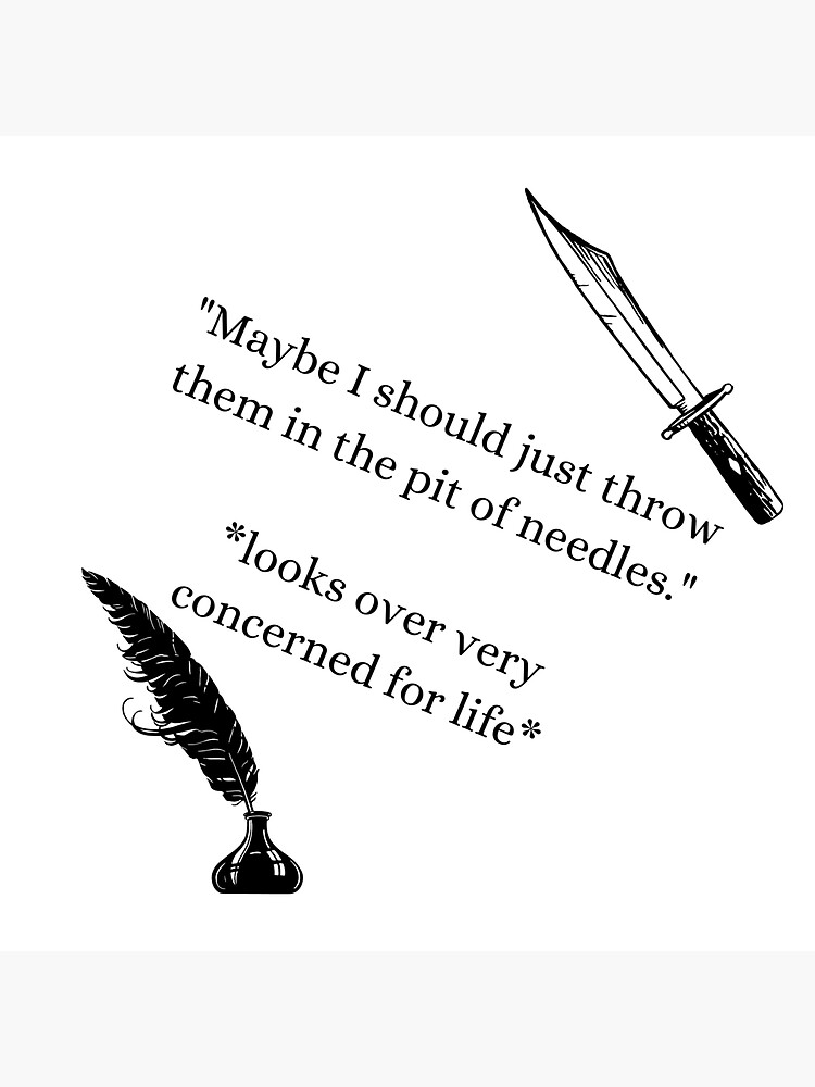 Should I throw them into the pit of needles? by EmilieKnight