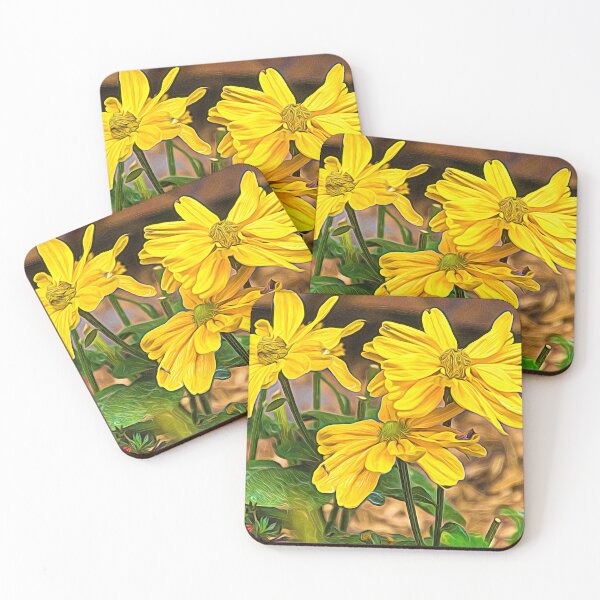 Item preview, Wild Golden Glow Coneflower Painterly designed and sold by Debra Martz.