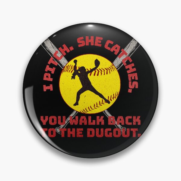 Item preview, Dear Hitter, Back to the Dugout! the Softball Pitcher designed and sold by Batty4Boba.