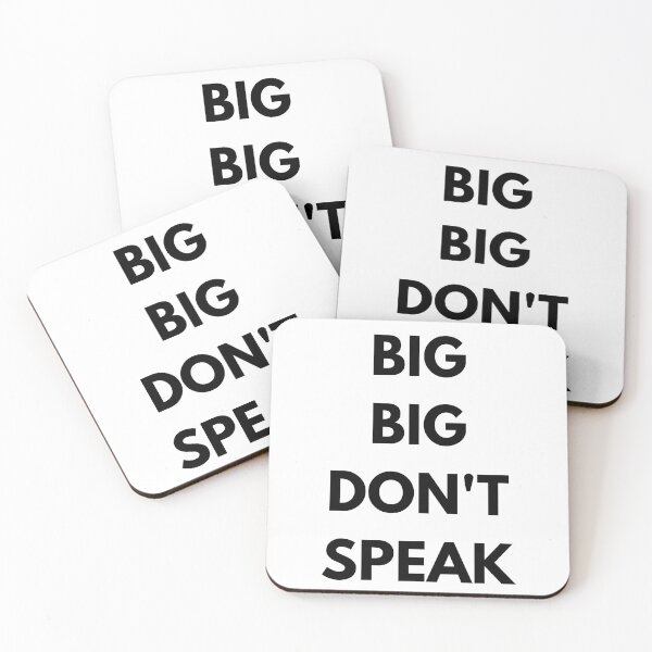 Item preview, Big Big Dont Speak designed and sold by natig-art-shop.