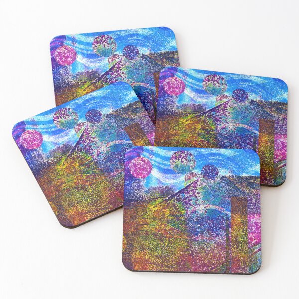 Item preview, Making Planets Collaged Monoprint designed and sold by Heatherian.
