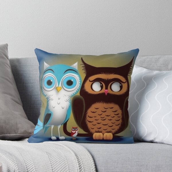 Item preview, A Cat And An Owl  designed and sold by TheBaconStudio.