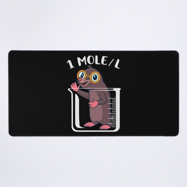 Item preview, One Mole Cute Funny Chemistry Mole Pun - Mole Pun designed and sold by UArtWorld.