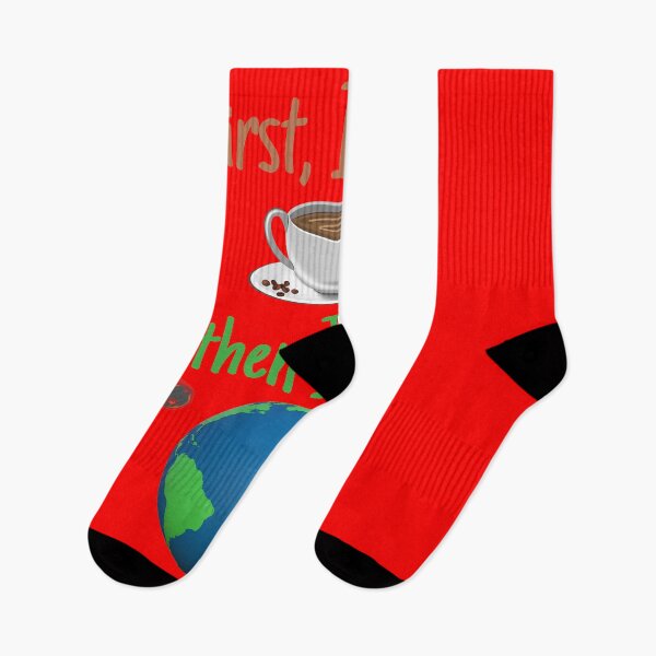 Item preview, First I Drink the coffee then I save the World for a coffee lover. designed and sold by facePale.