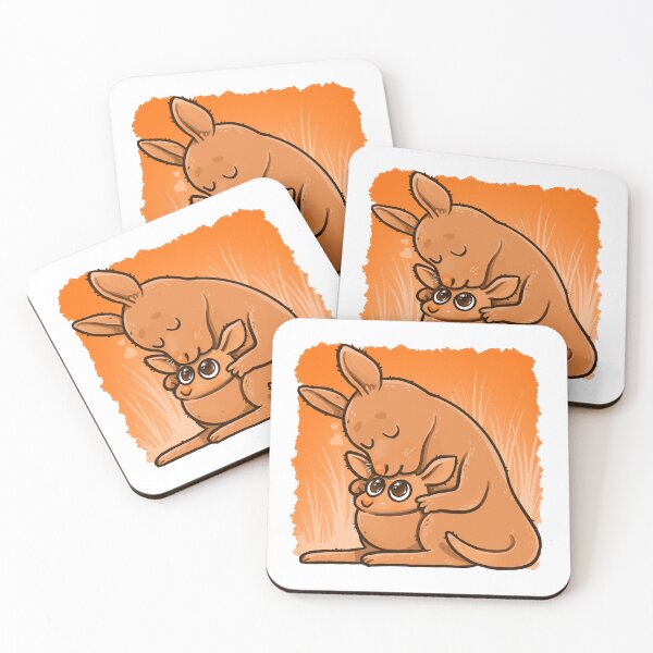 Item preview, Mama Kangaroo with Baby designed and sold by Penzilla.