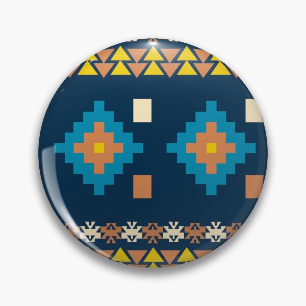 Item preview, Orange, Blue Colorful Aztec, Mexican, Ukrainian watercolor flat design. iPhone or Samsung Phone Case Cover designed and sold by RoManSmArt.