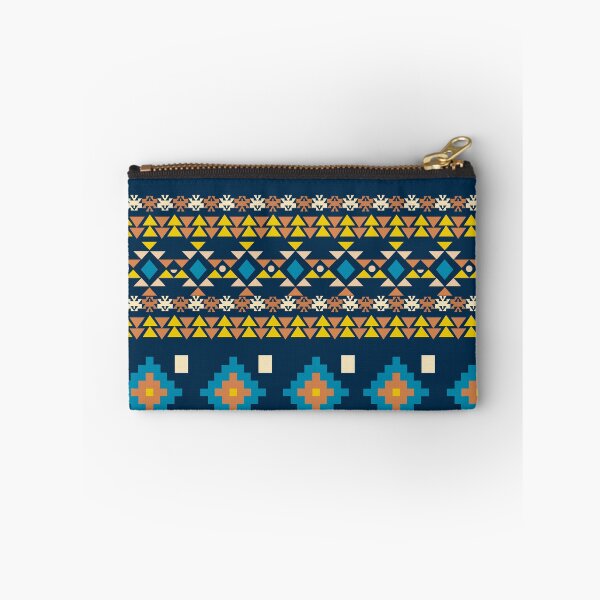 Item preview, Orange, Blue Colorful Aztec, Mexican, Ukrainian watercolor flat design. iPhone or Samsung Phone Case Cover designed and sold by RoManSmArt.