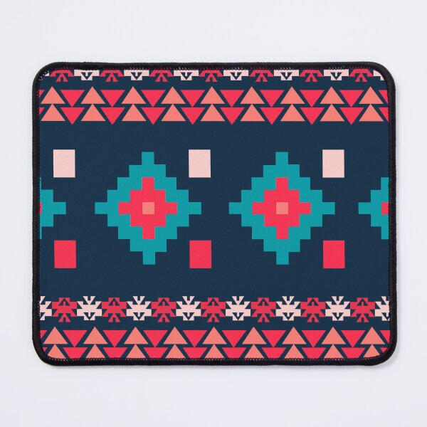 Item preview, Pink, Blue Colorful Aztec, Mexican, Ukrainian watercolor flat design. iPhone or Samsung Phone Case Cover designed and sold by RoManSmArt.