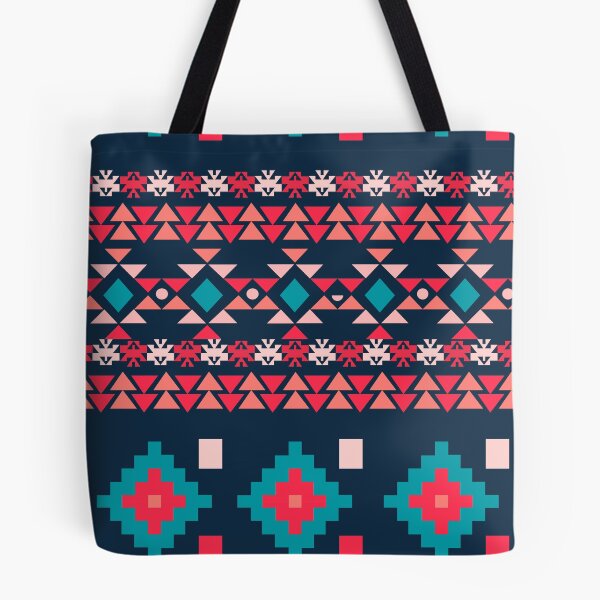 Item preview, Pink, Blue Colorful Aztec, Mexican, Ukrainian watercolor flat design. iPhone or Samsung Phone Case Cover designed and sold by RoManSmArt.