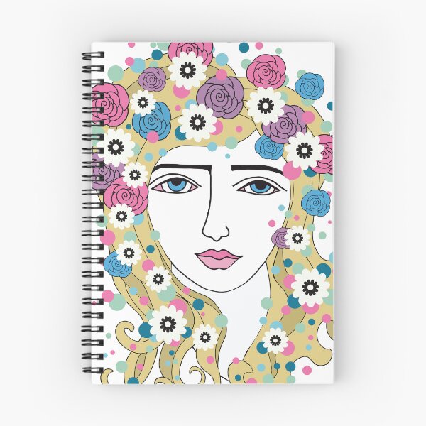 Item preview, 1960's Flower Power Portrait designed and sold by MausieDesigns.