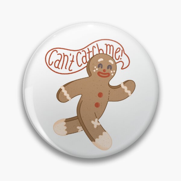 Artikelvorschau, Kann mich nicht fangen! Weihnachtslebkuchenmann entworfen und verkauft von Whimpish.