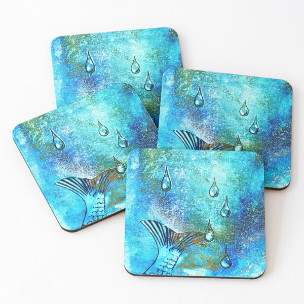 Item preview, Gone in a Splash faux chine colle designed and sold by Heatherian.