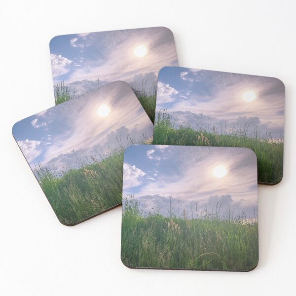 Item preview, Nature Landscape Clouds Sun Green Lawn  designed and sold by eleonoraingrid.