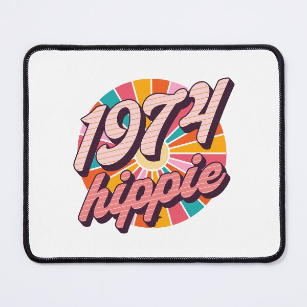 Item preview, 1974 Hippie - Since 1974 - Christmas Gift For Old Hippies Born In 1974 designed and sold by AlanPhotoArt.