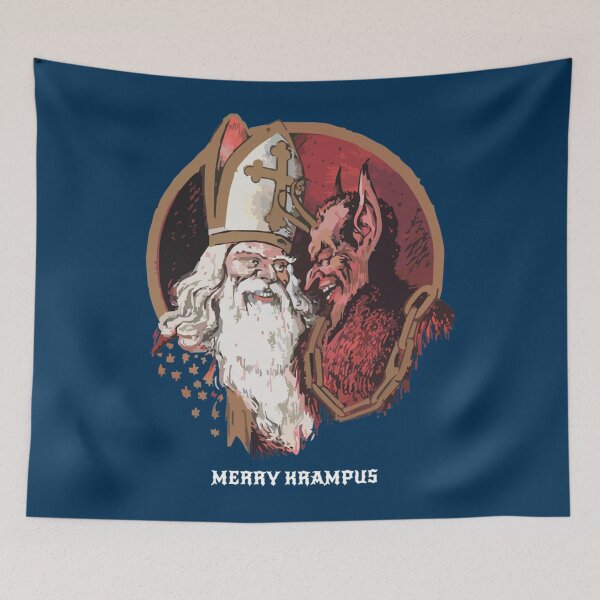 Artikelvorschau, Fröhlicher Krampus Gruss Vom Christmas Demon entworfen und verkauft von amyaspeterson.