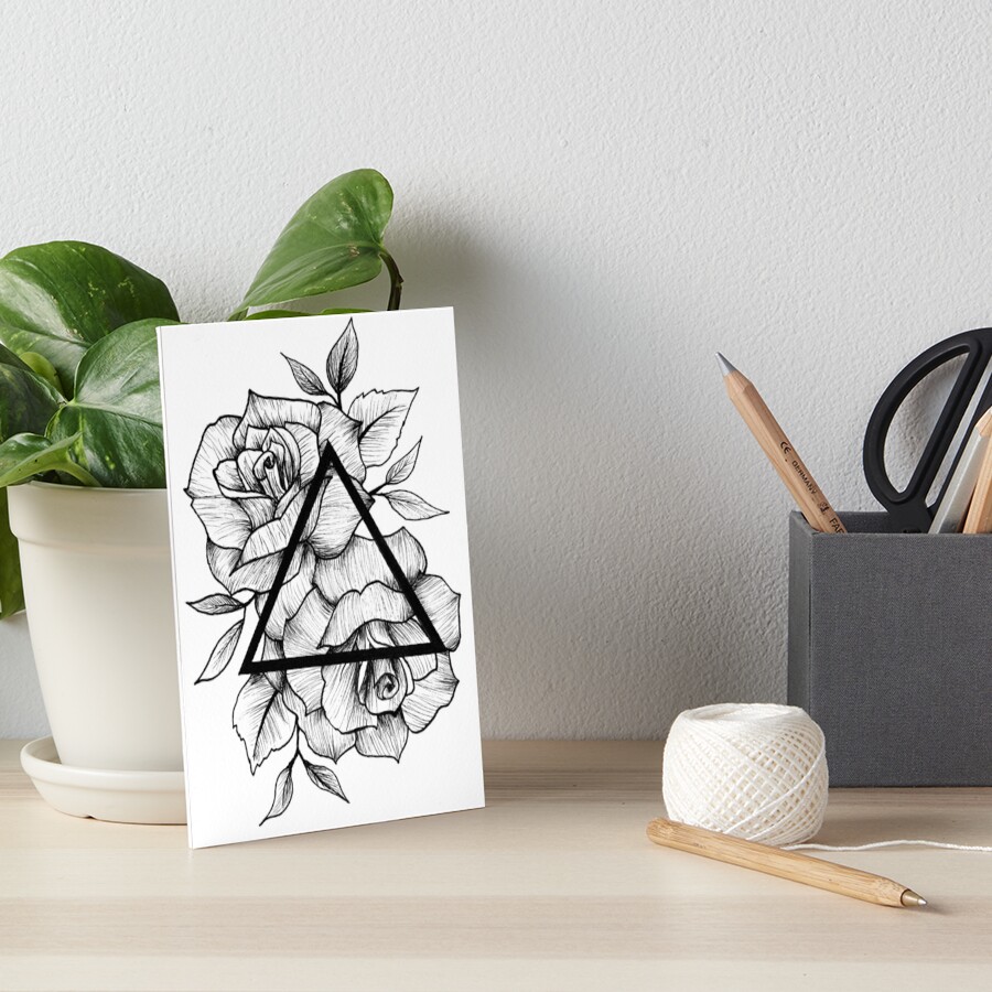Item preview, Art Board Print designed and sold by scarletroseart.