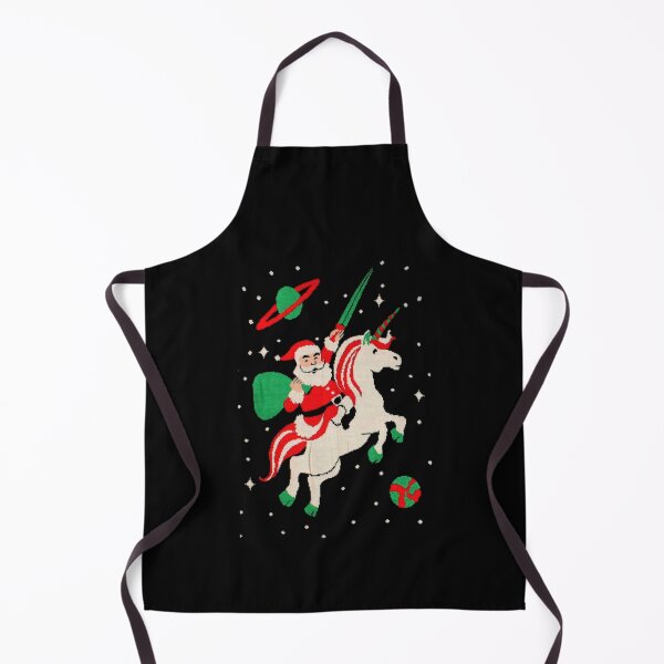 Artikelvorschau, Weihnachtsmann und Einhorn entworfen und verkauft von amyaspeterson.